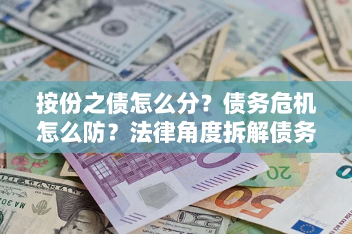 北京按份之债怎么分？债务危机怎么防？法律角度拆解债务分配与风险自保指南