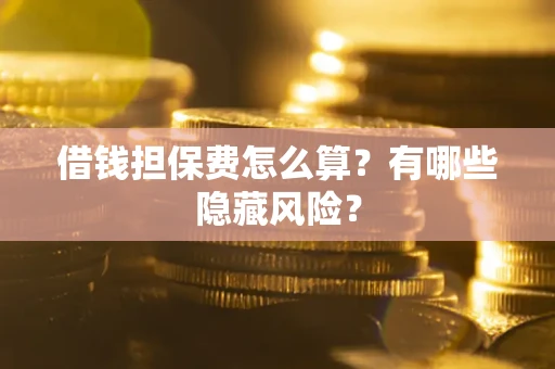 北京借钱担保费怎么算？有哪些隐藏风险？