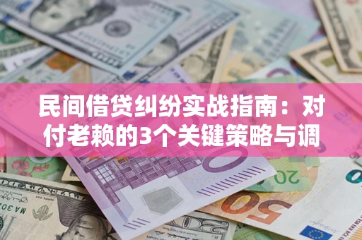 北京民间借贷纠纷实战指南：对付老赖的3个关键策略与调解盲区解析