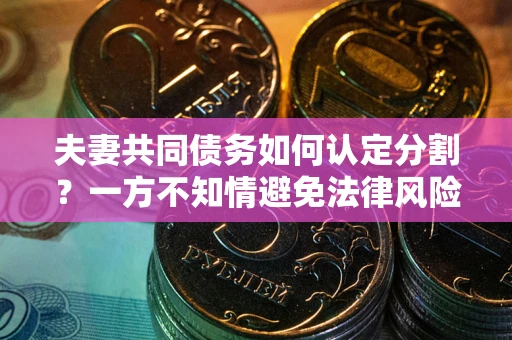 北京夫妻共同债务如何认定分割？一方不知情避免法律风险必看！